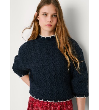 Pepe Jeans Modri pulover Charil