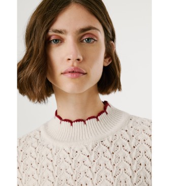 Pepe Jeans Sweter Charil biały