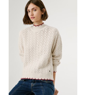 Pepe Jeans Sweter Charil biały