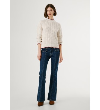 Pepe Jeans Sweter Charil biały
