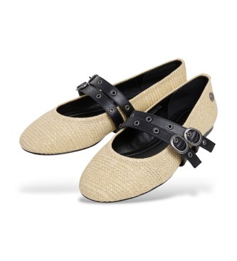 Pepe Jeans Chaussures beiges Charlotte Natur