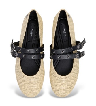 Pepe Jeans Chaussures beiges Charlotte Natur