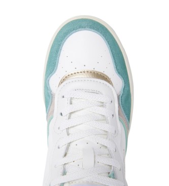 Pepe Jeans Zapatillas de piel Chester Ivy blanco