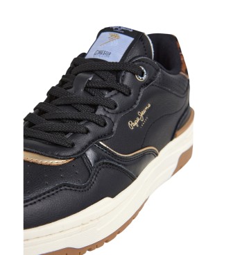 Pepe Jeans Trningsskor Chester Supra svart