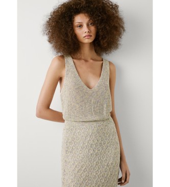 Pepe Jeans Top Claire bia?y z?amany