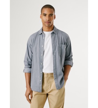 Pepe Jeans Camisa cl�ssica slim cinzenta