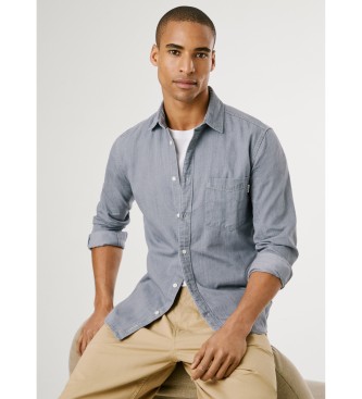 Pepe Jeans Camisa cl�ssica slim cinzenta