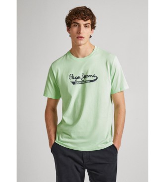 Pepe Jeans Maglietta verde Claude