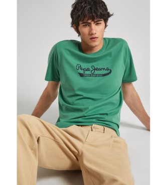 Pepe Jeans Maglietta verde di Claude 