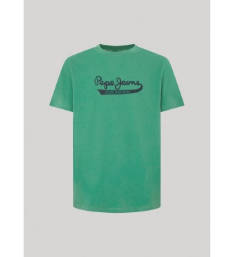 Pepe Jeans Maglietta verde di Claude 