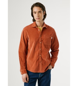Pepe Jeans Camisa Clayton naranja