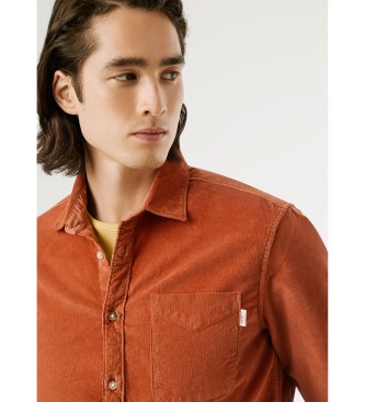 Pepe Jeans Camisa Clayton naranja