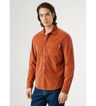 Pepe Jeans Camisa Clayton naranja