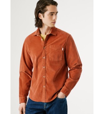 Pepe Jeans Camisa Clayton naranja