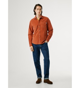 Pepe Jeans Camisa Clayton naranja