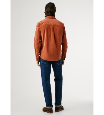 Pepe Jeans Camisa Clayton naranja