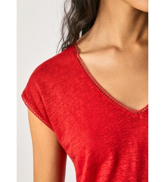 Pepe Jeans T-shirt Clmentine rouge
