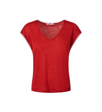 Pepe Jeans T-shirt Clmentine rouge