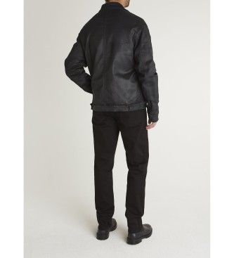Pepe Jeans Chaqueta Coated Coach negro