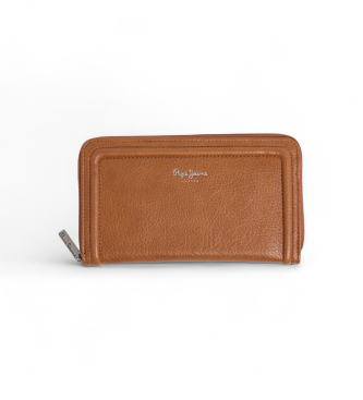 Pepe Jeans Bruine code portemonnee