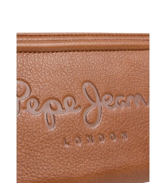 Pepe Jeans Bruine code portemonnee