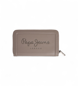 Pepe Jeans Code portemonnee grijs