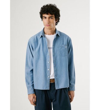 Pepe Jeans Camicia blu Colman