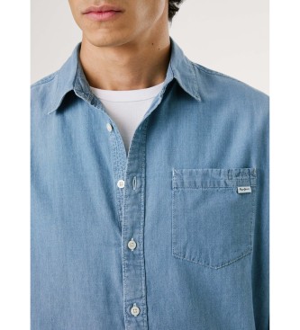 Pepe Jeans Camicia blu Colman