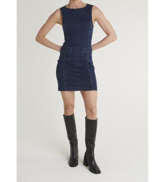 Pepe Jeans Contour Kim jurk blauw