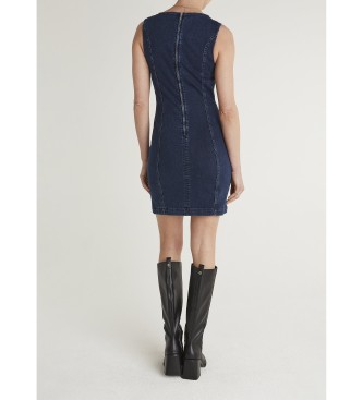 Pepe Jeans Contour Kim jurk blauw