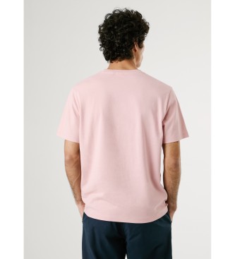 Pepe Jeans Kontrastfrgad Connor T-shirt rosa
