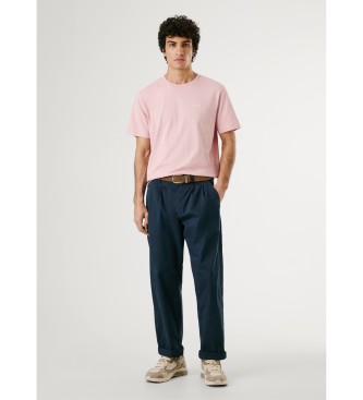 Pepe Jeans Kontrastfrgad Connor T-shirt rosa