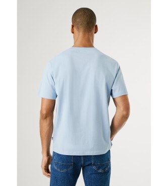 Pepe Jeans Kontrastfrgad Connor T-shirt bl