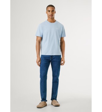 Pepe Jeans Kontrastfrgad Connor T-shirt bl