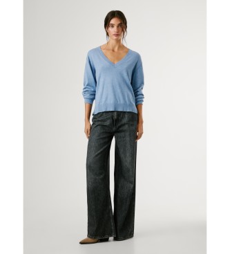 Pepe Jeans Niebieski sweter Coraline V