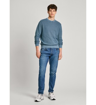 Pepe Jeans Niebieski sweter Craig