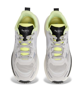 Pepe Jeans Cromer Street sive bele športne copate