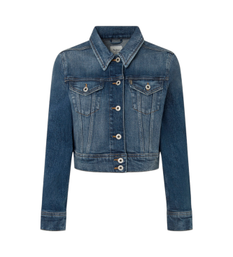 Pepe Jeans Cropped jacket blue