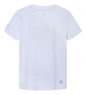 Pepe Jeans Krullend T-shirt wit