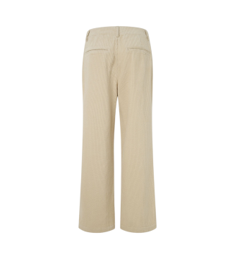 Pepe Jeans Danna trousers white ecru