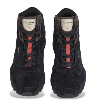 Pepe Jeans Darren l�derst�vler sort