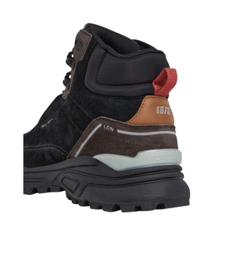 Pepe Jeans Darren l�derst�vler sort