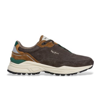 Pepe Jeans Darren Cliff Leather Sneakers brown