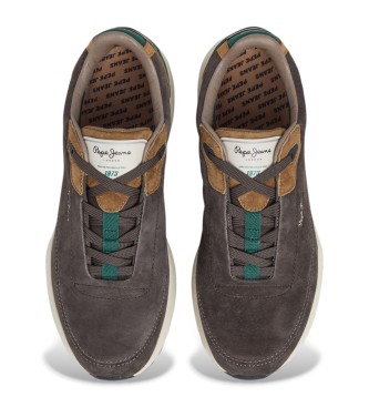 Pepe Jeans Darren Cliff Leather Sneakers brown