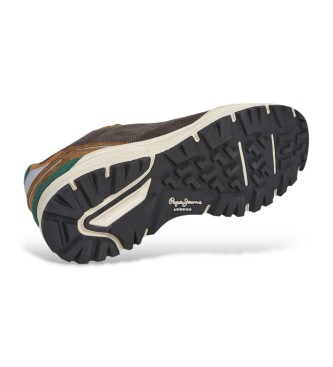 Pepe Jeans Darren Cliff Leather Sneakers brown