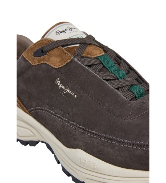 Pepe Jeans Darren Cliff Leather Sneakers brown