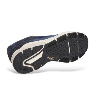 Pepe Jeans Zapatillas de Piel Dave Retro marino