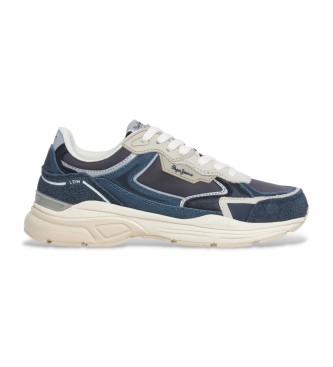 Pepe Jeans Dave Retro Leather Sneakers navy