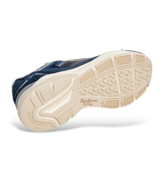 Pepe Jeans Dave Retro Leather Sneakers navy