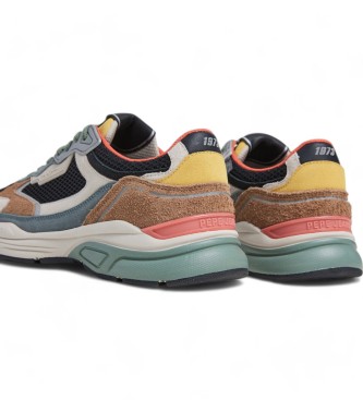 Pepe Jeans Dave Risen chaussures en cuir multicolore